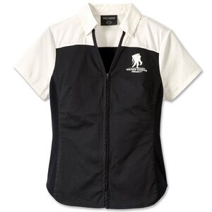 NWT Harley-Davidson Wounded Warrior
Project Honor Zip Front Short Sleeve Shirt